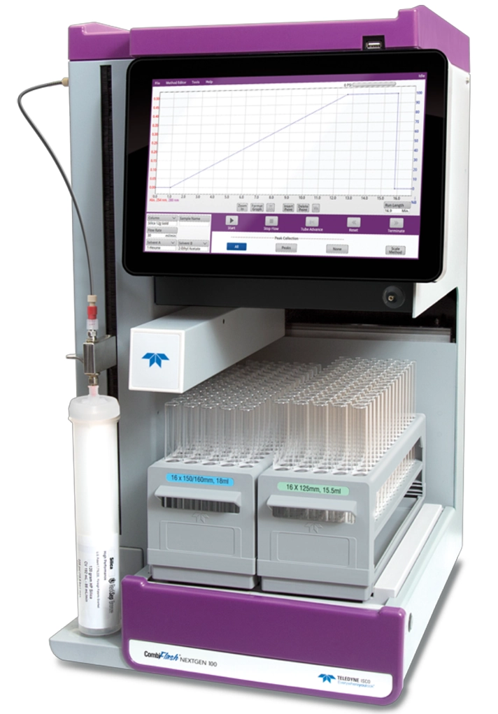 Flash Chromatography System for normal and reverse phase purifications
